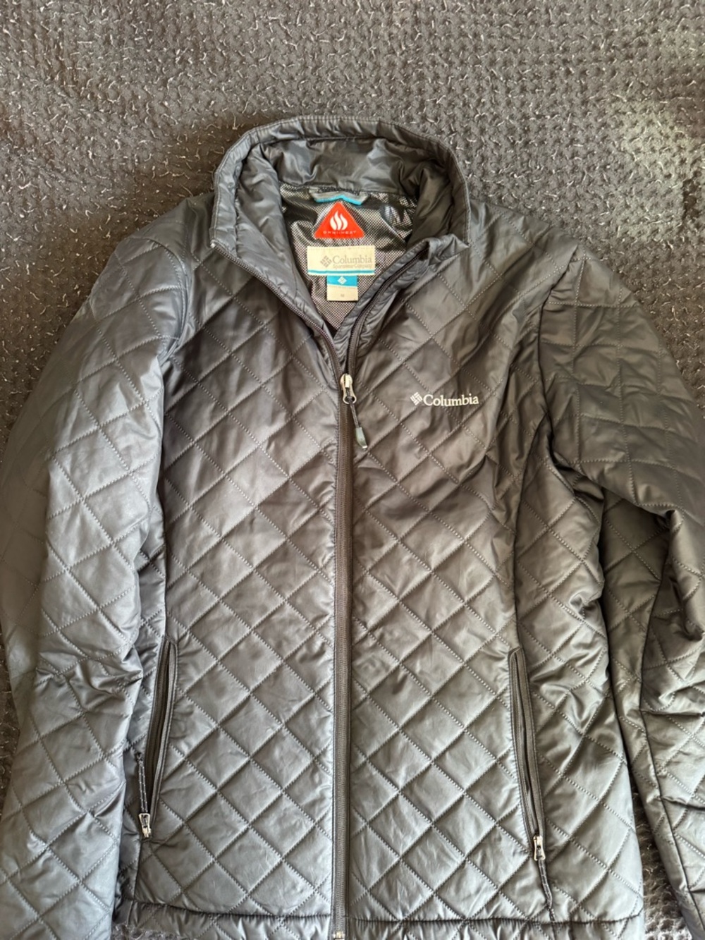 Columbia Black Quilted Omni-Heat Jacket